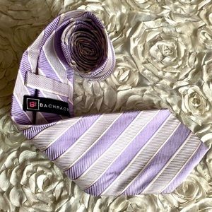 New Bachrach mens silk striped tie